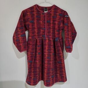 RARE🔥🔥🔥Vintage 90s Patagonia Girls Synchilla Fleece Dress Made In USA
